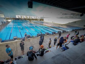 Swim for Tri - Italy swim camp hotel pool